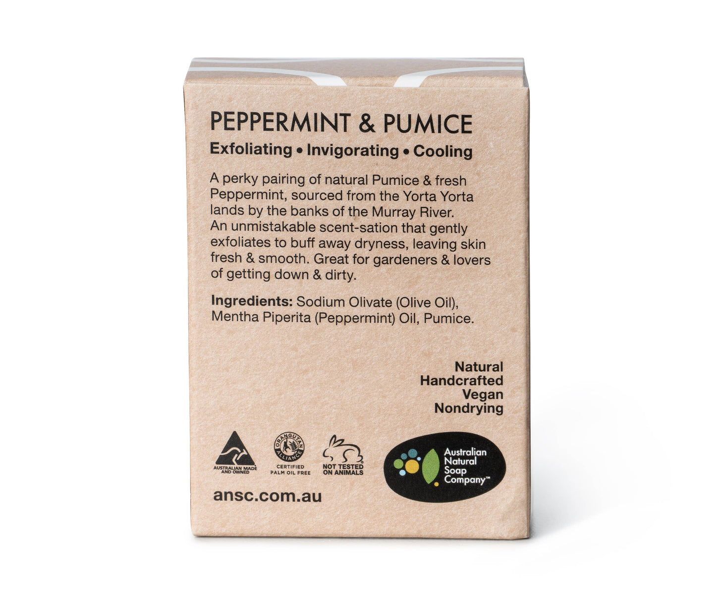 Peppermint and Pumice Soap 100g