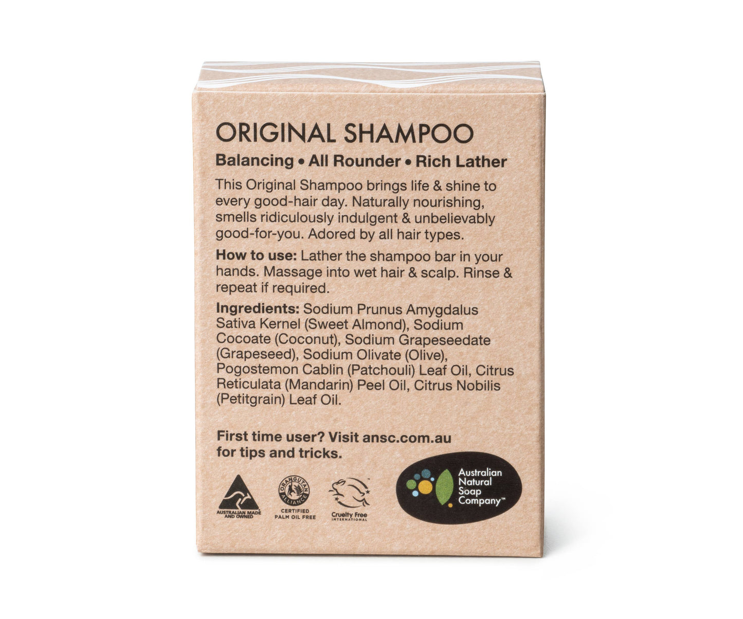 Original Solid Shampoo Soap Bar 100g