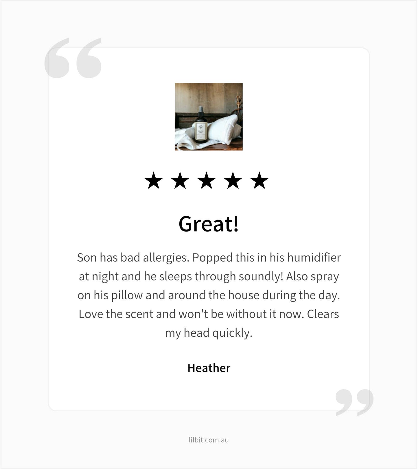 Breathe Easy White Camphor Room Spray/Pillow Spray/Steam Inhalant