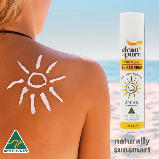 Australian made organic vegan sunscreen for natural sun protection