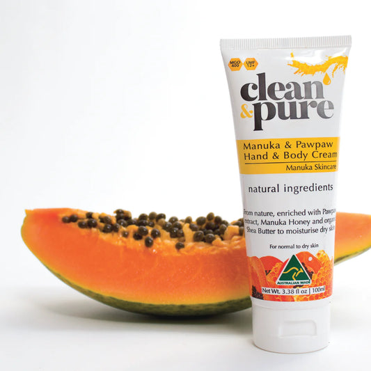Clean & Pure Manuka & Pawpaw Hand & Body Cream – natural Australian moisturiser