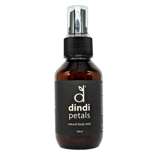 Vegan essential oil body mist with rose and ylang ylang