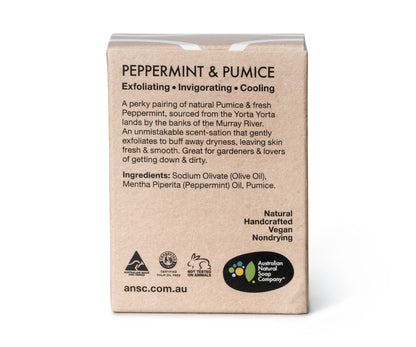 Peppermint and Pumice Soap 100g