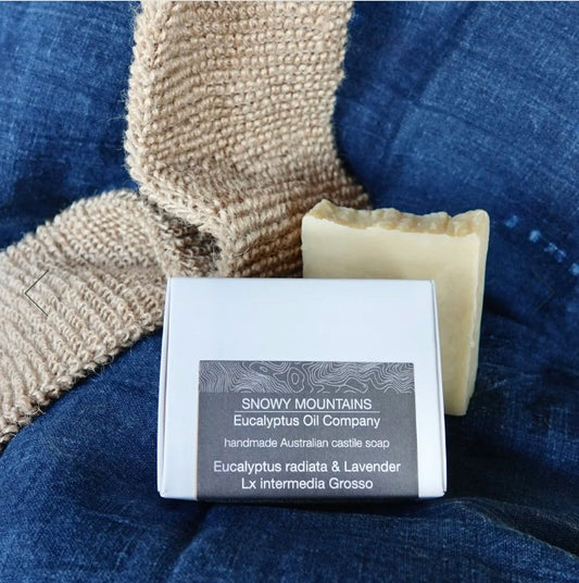 Castile Soap Bar – Eucalyptus & Lavender | Handmade Natural Soap from Snowy Mountains