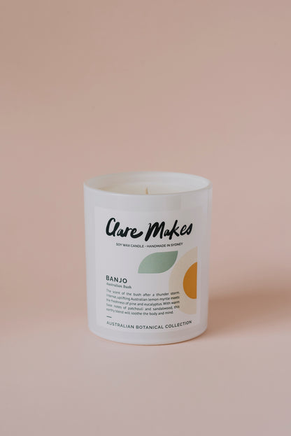 Banjo: Australian Bush - Large Candle Boxed