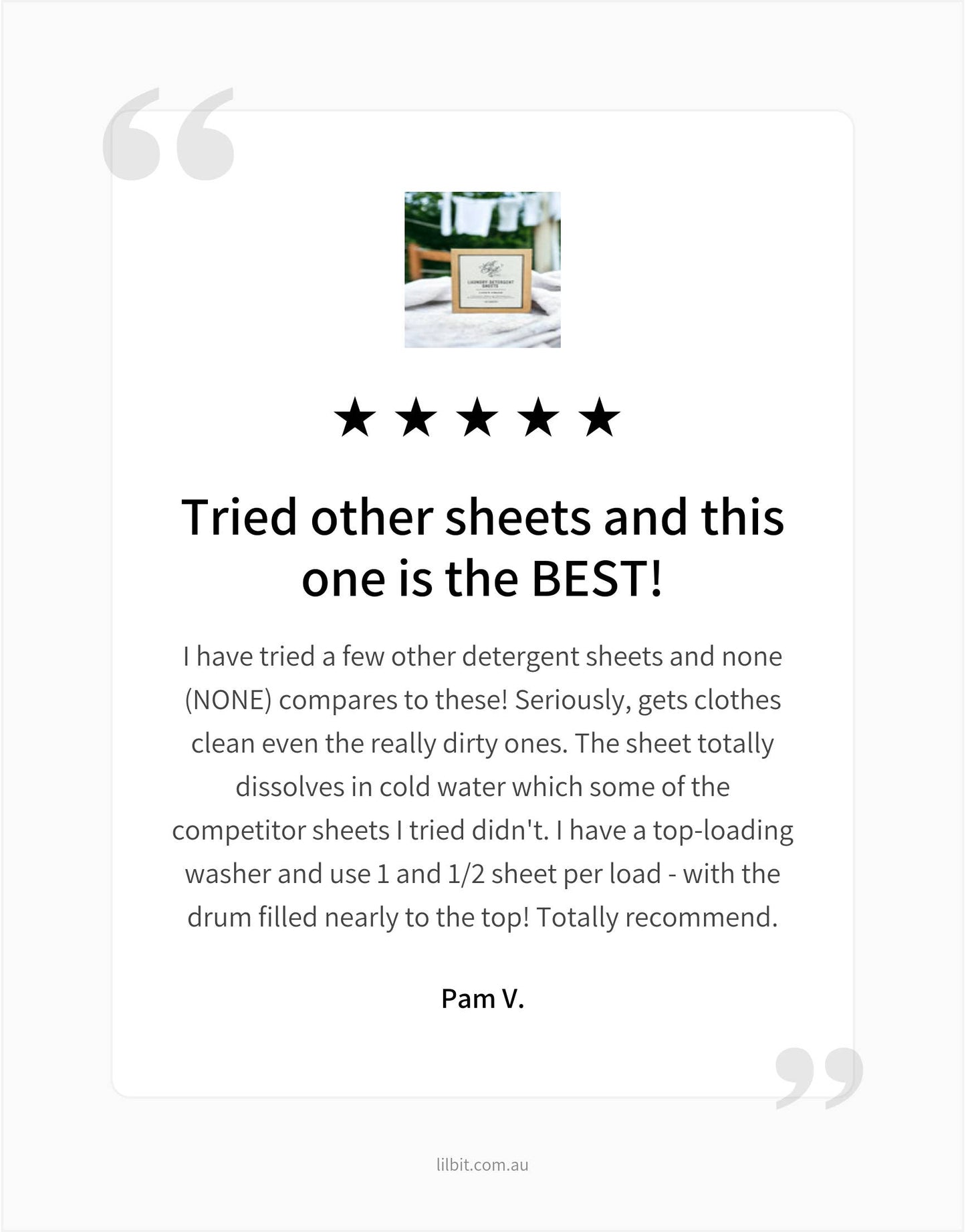 Natural Laundry Detergent Sheets - Fresh Linen (40)