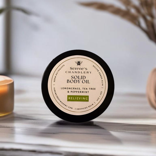 Solid Body Oil | Skin Soothing Balm | With Kombo Butter-0